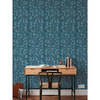 Oaks Non-Woven Wallpaper, Persian Blue - Wallpaper - 2