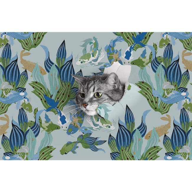 Naïades Non-Woven Wallpaper, Ocean