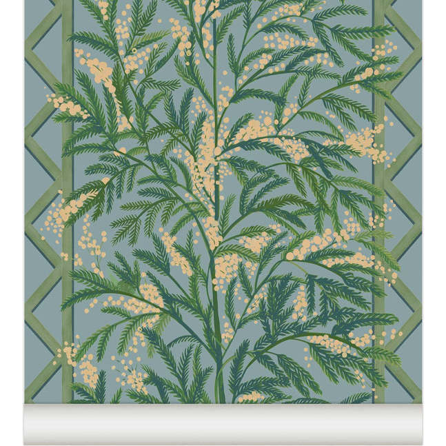 Mimosas Non-Woven Wallpaper, Provence