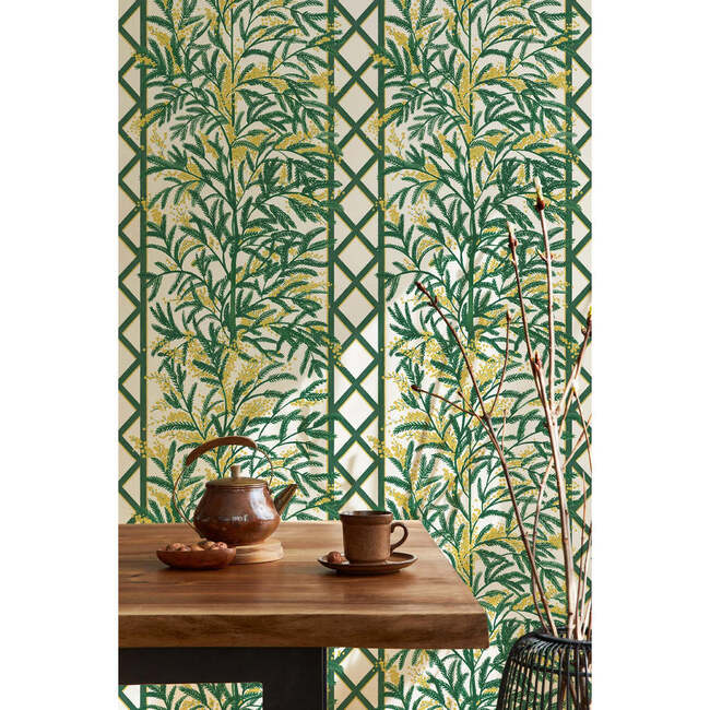 Mimosas Non-Woven Wallpaper, Mimosa