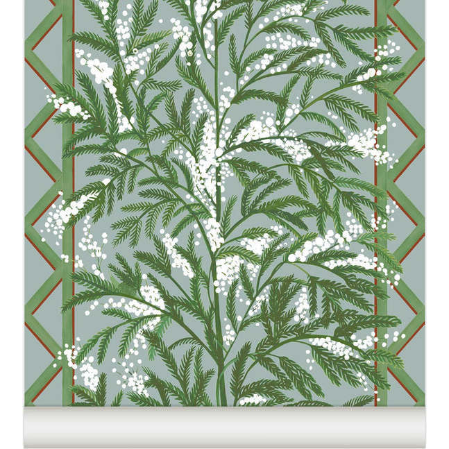 Mimosas Non-Woven Wallpaper, Calm Morning