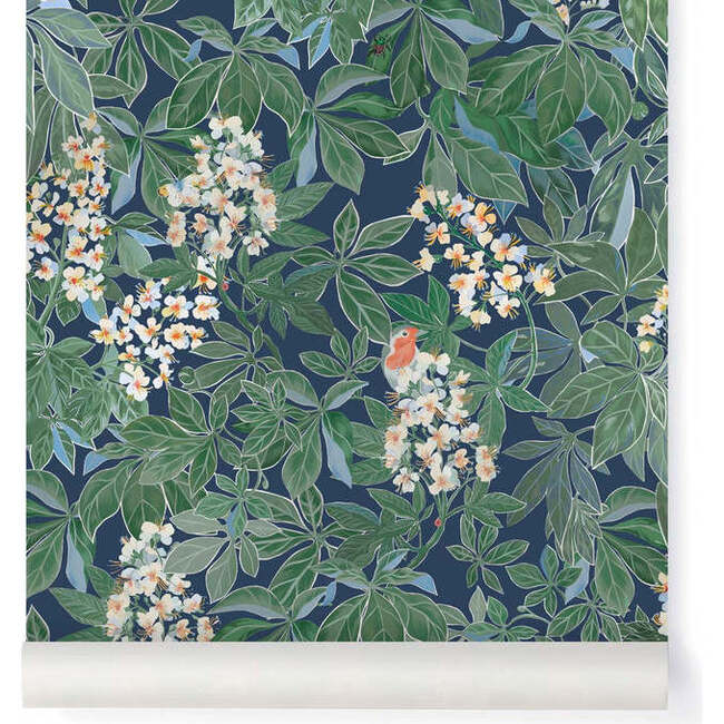 Marronniers Chestnut Non-Woven Wallpaper, Cosmos