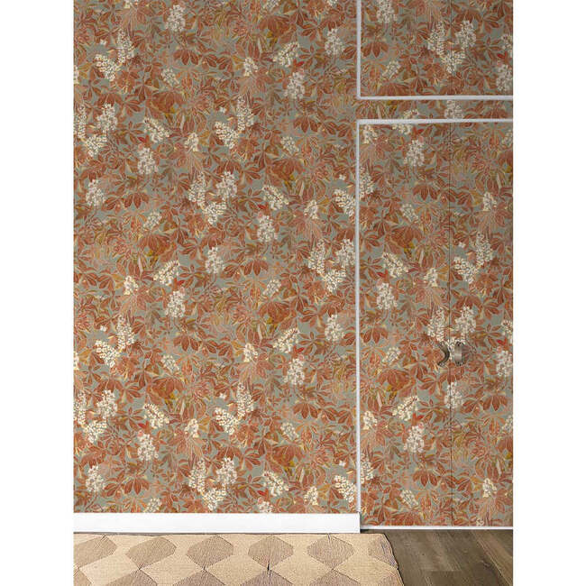 Marronniers Chestnut Non-Woven Wallpaper, Caramel