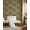 Maple Non-Woven Wallpaper, Red - Wallpaper - 2