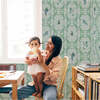 Envolée Non-Woven Wallpaper, Mint - Wallpaper - 2