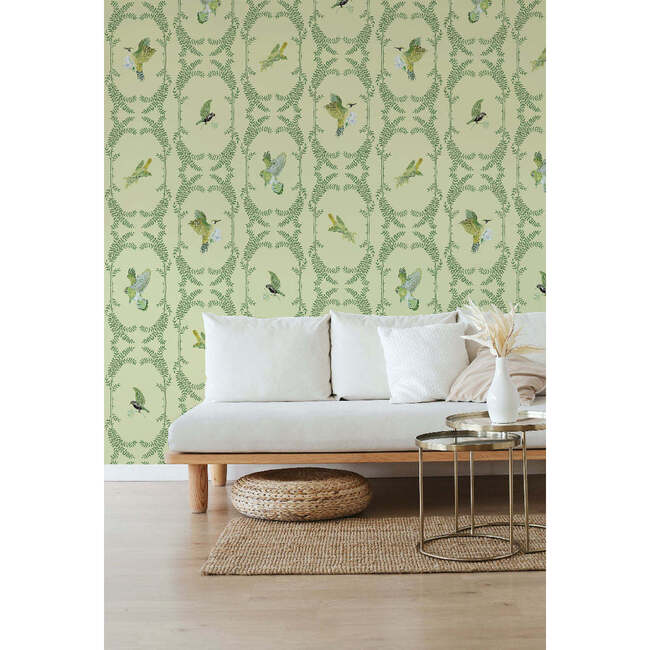 Envolée Non-Woven Wallpaper, Verbena
