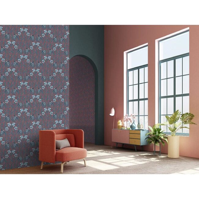 Corail Non-Woven Wallpaper, Mist