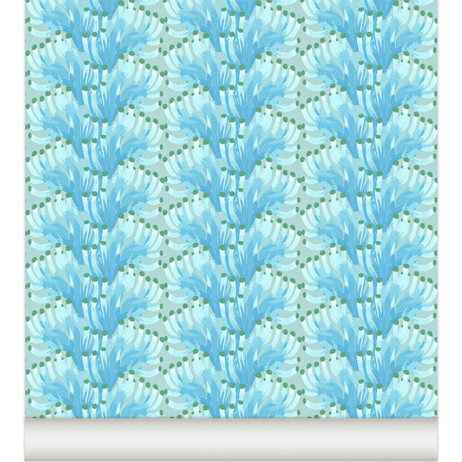 Chlorophylle Non-Woven Wallpaper, Lagoon