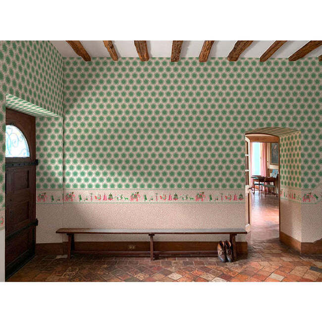 Chameli Non-Woven Wallpaper, Topaz