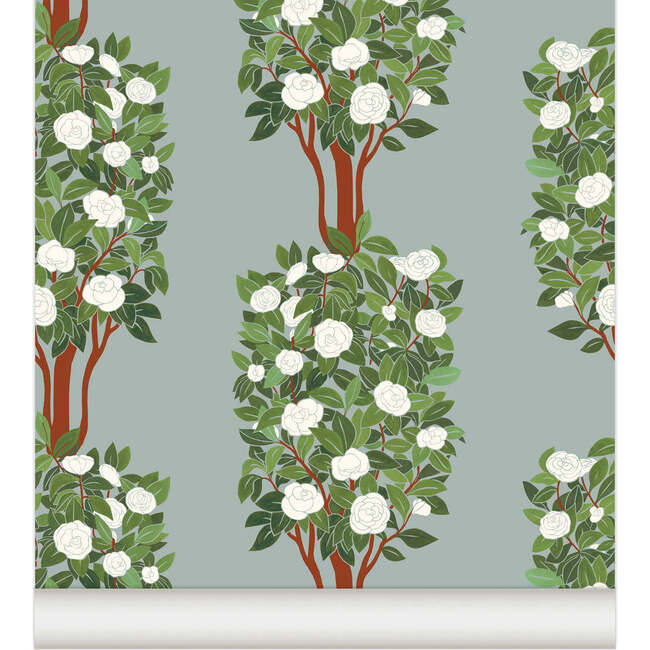 Camélias Non-Woven Wallpaper, Calm Morning