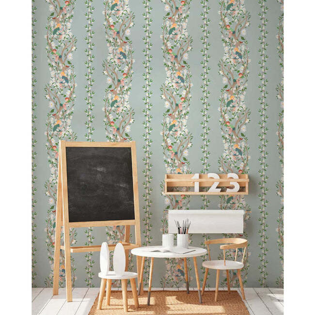 Camomille Non-Woven Wallpaper, Sky