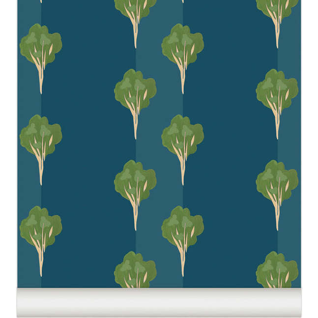 Arborescence Non-Woven Wallpaper, Ink - Wallpaper - 1