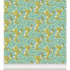 Anémones Non-Woven Wallpaper, Gold - Wallpaper - 1 - thumbnail
