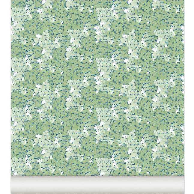 Anémones Non-Woven Wallpaper, Almond