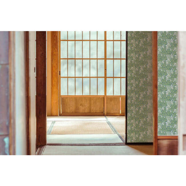 Anémones Non-Woven Wallpaper, Almond - Wallpaper - 3