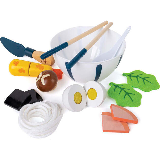 Hape: Slurp-Slurp Udon Set - 11pc, Wooden Food Toy