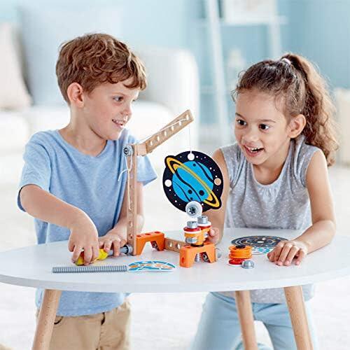 Hape: Junior Inventor: Magnet Science Lab - 34pcs, Wooden Building Toy - Play Kits - 2