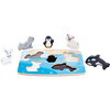 Hape: Polar Animal Tactile Puzzle - 6pc Wooden Sensory Toy - Puzzles - 1 - thumbnail