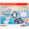 Hape: Polar Animal Tactile Puzzle - 6pc Wooden Sensory Toy - Puzzles - 3