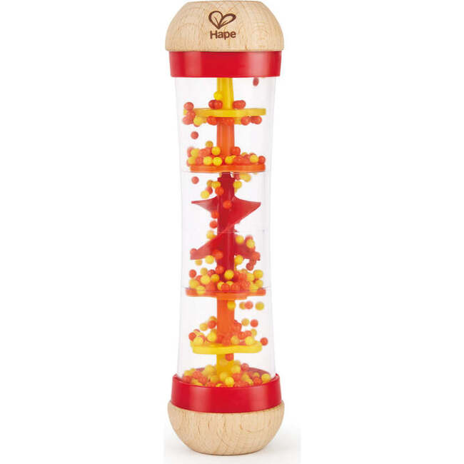 Hape: Beaded Raindrops - Red - Wooden Soothing Sounds Toy