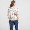 Women's Indira Pintuck V-Neck 3-Quarter Top, Antique White Cowgirls - Shirts - 3