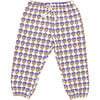 Kids Organic Drawatring Sweatpants, Stamp Flower - Sweatpants - 1 - thumbnail