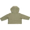 Kids Riley Quilted Hooded Reversible Jacket, Green Camo - Coats - 5