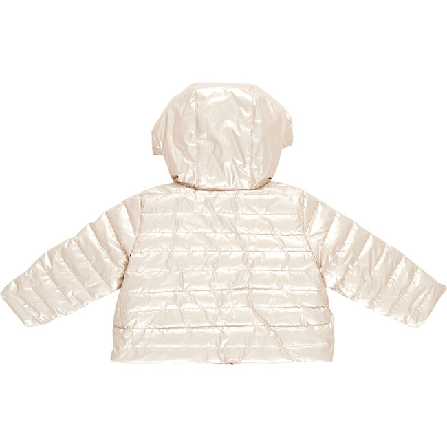 Kids Riley Quilted Hooded Reversible Jacket, Tiny Horses - Coats - 5