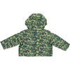 Kids Riley Quilted Hooded Reversible Jacket, Green Camo - Coats - 7