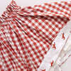 Girls Theodore Ruffle Waist Twirl Skirt, Pony Gingham - Skirts - 4