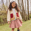 Girls Ruth Color-Block Sherpa Jacket, Cream & Multicolors - Jackets - 2