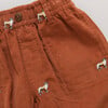 Boys Jackson Dog Embroidery Corduroy Pull-On Pant, Light Rust - Pants - 3