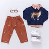 Boys Oliver Ribbed Neck Pull-Over Sweater, Happy Dog - Sweaters - 5