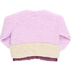 Baby Girls Ruth Sherpa Jacket, Lavender Colorblock - Jackets - 3