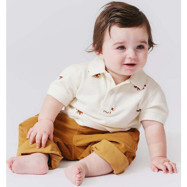 Baby Boys Jackson Corduroy Pull-On Pant, Gold - Pants - 4