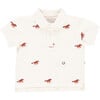 Baby Boys Alec Short Sleeve Polo Shirt, Lucky Horses Embroidery - Shirts - 1 - thumbnail