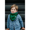 Kids Pullover Puff Diamond Quilted Scarf, Green - Scarves - 2