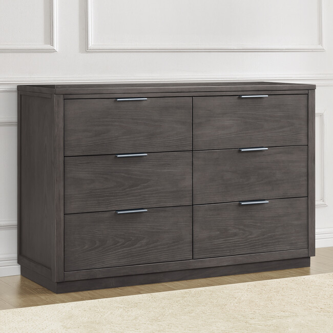 Forever 6 Drawer Dresser, Naturals Collection Grey - Dressers - 2