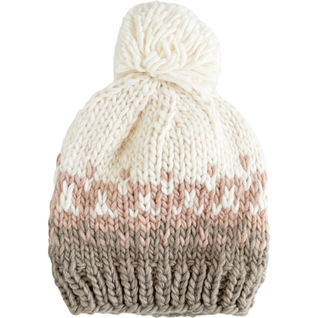 Nell Stripe Hat, Blush/Flax