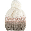 Nell Stripe Hat, Blush/Flax - Hats - 1 - thumbnail