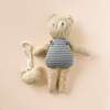 Bear Sherpa Plush Baby Pacifier Binky Clip Holder - Pacifiers - 2