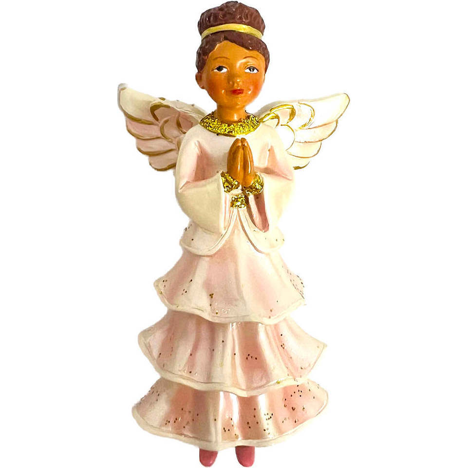 Praying Angel Christmas Tree Ornament - Ornaments - 1