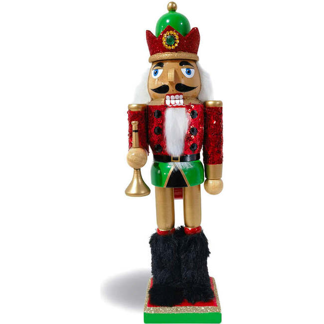 Jazzy King Nutcracker Furry Boots - Nutcrackers - 1