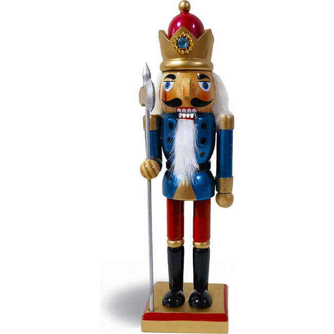 King Nutcracker with Blue Diamond Crown