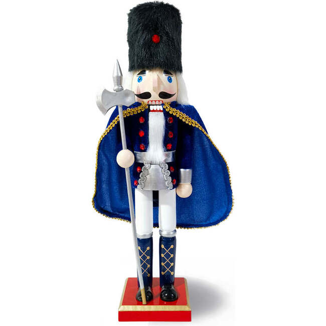 Caped Navy Blue Nutcracker