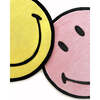 Round Smiley Rug, Pink - Rugs - 4