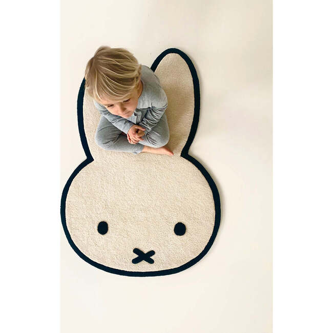 Miffy Rug, Cream and Black
