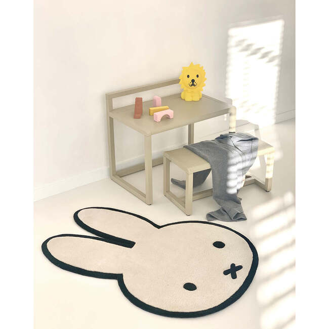 Miffy Rug, Cream and Black