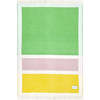 Color Block Blanket, Yellow, Green, and Lilac - Throws - 2