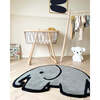 Elephant Rug, Grey and Black - Rugs - 2